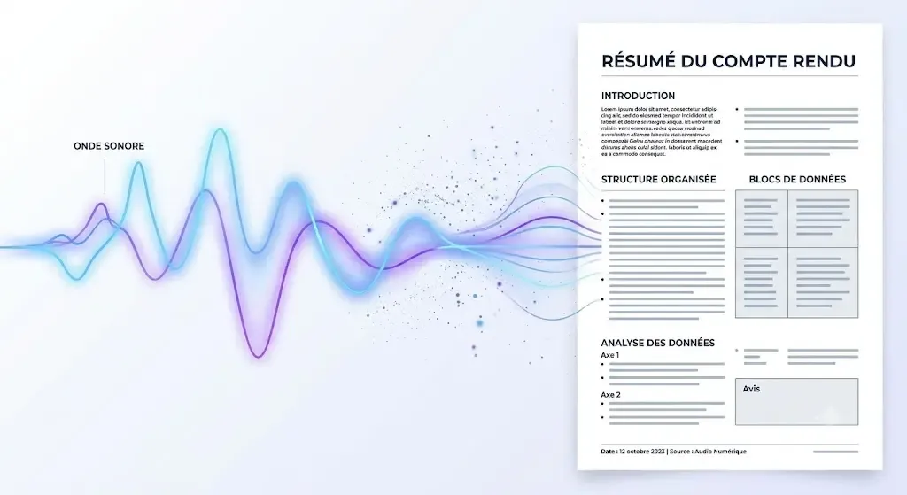 Comptes rendus de réunion avec l'IA : outils, prix et confidentialité pour une PME