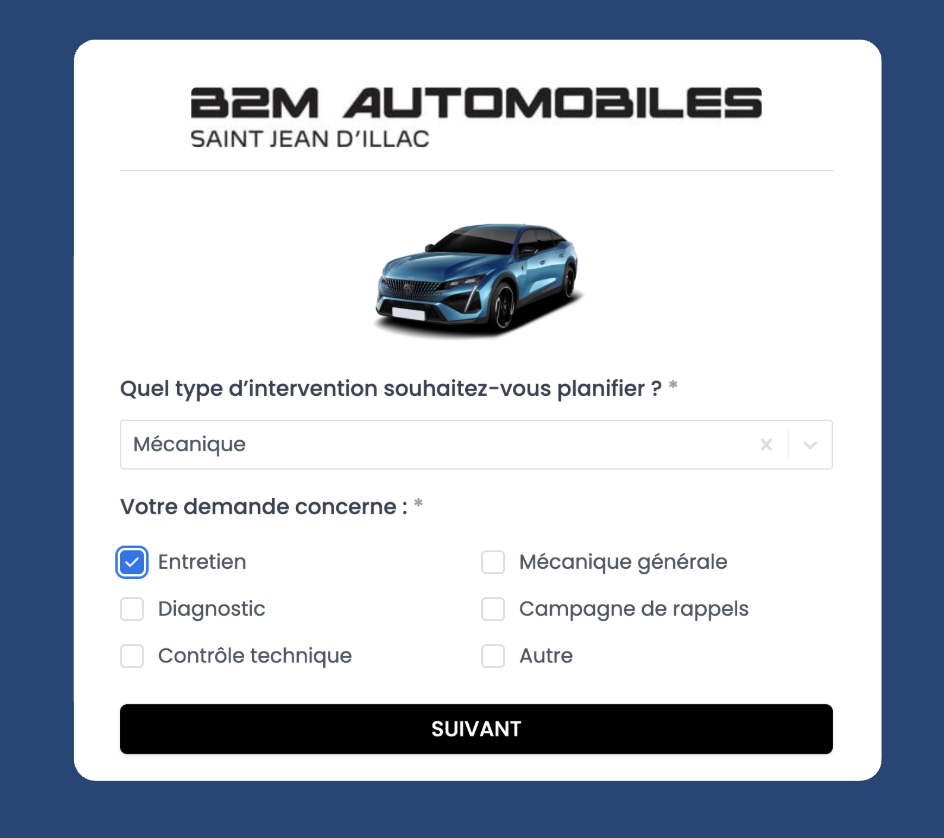 Automatisez vos rappels d'entretiens